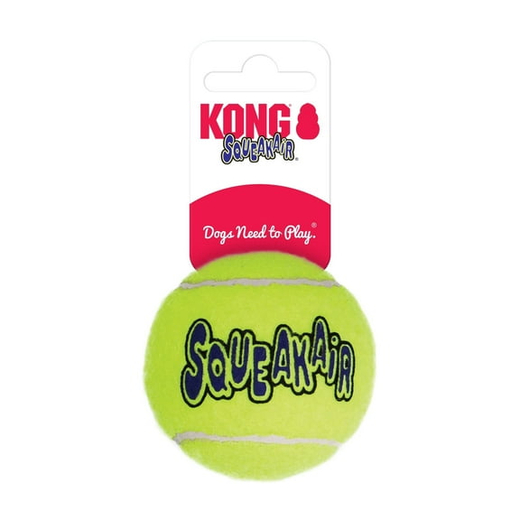 KONG® SqueakAir Tennis Ball Fetch Dog Toy with Squeaker, Medium