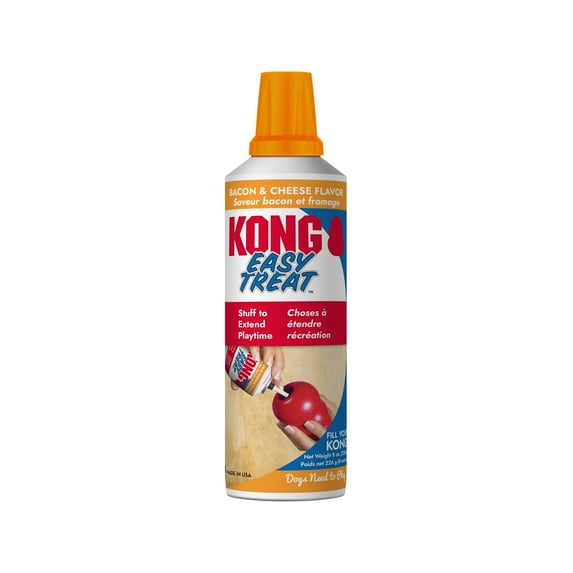 KONG® Stuff' N Easy Treat Easy Nozzle Control Dog Treat, Bacon and Cheese, 8 Ounces