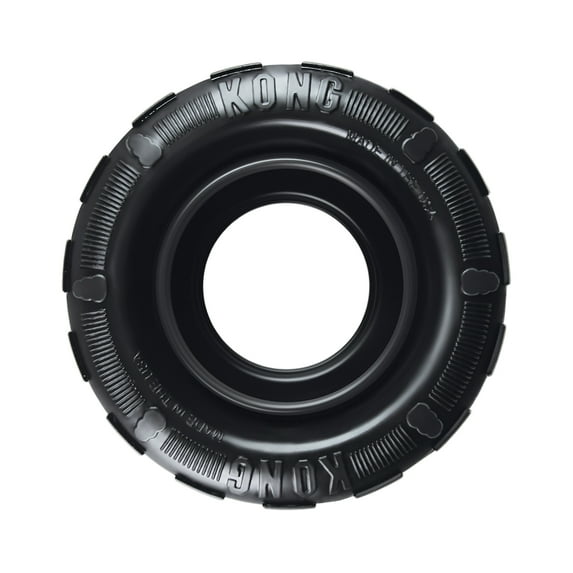 KONG Extreme Tire Durable Dog Toy, Black, Medium/Large for Dogs Between 30-65 lbs