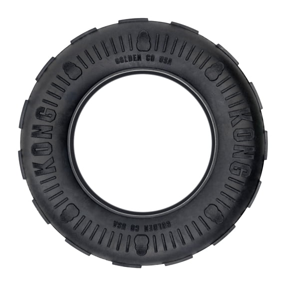 KONG Extreme Tire Durable Dog Toy, Black, Medium/Large for Dogs Between 30-65 lbs