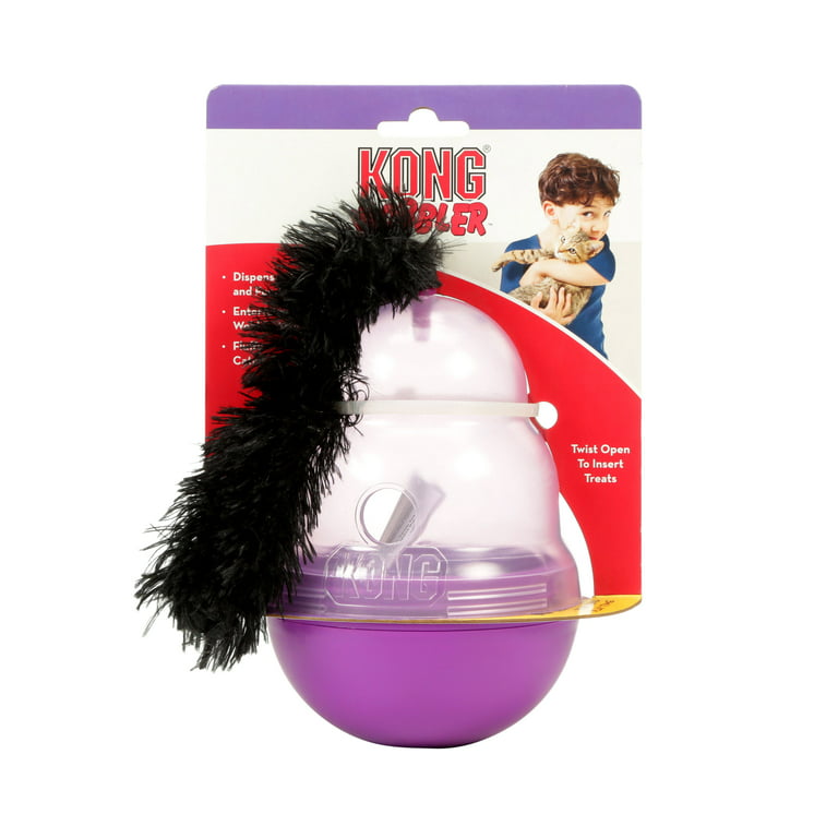 The Kong Wobbler for cats 