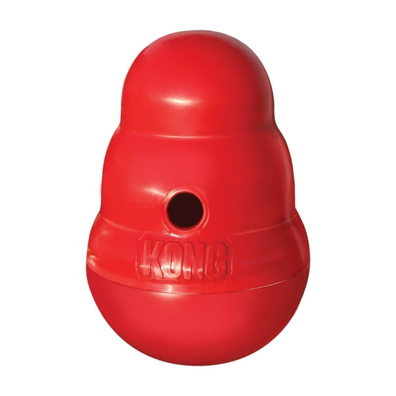 KONG® Wobbler Food-Dispensing Dog Toy, Red, Small for Dogs Up to 20 lbs