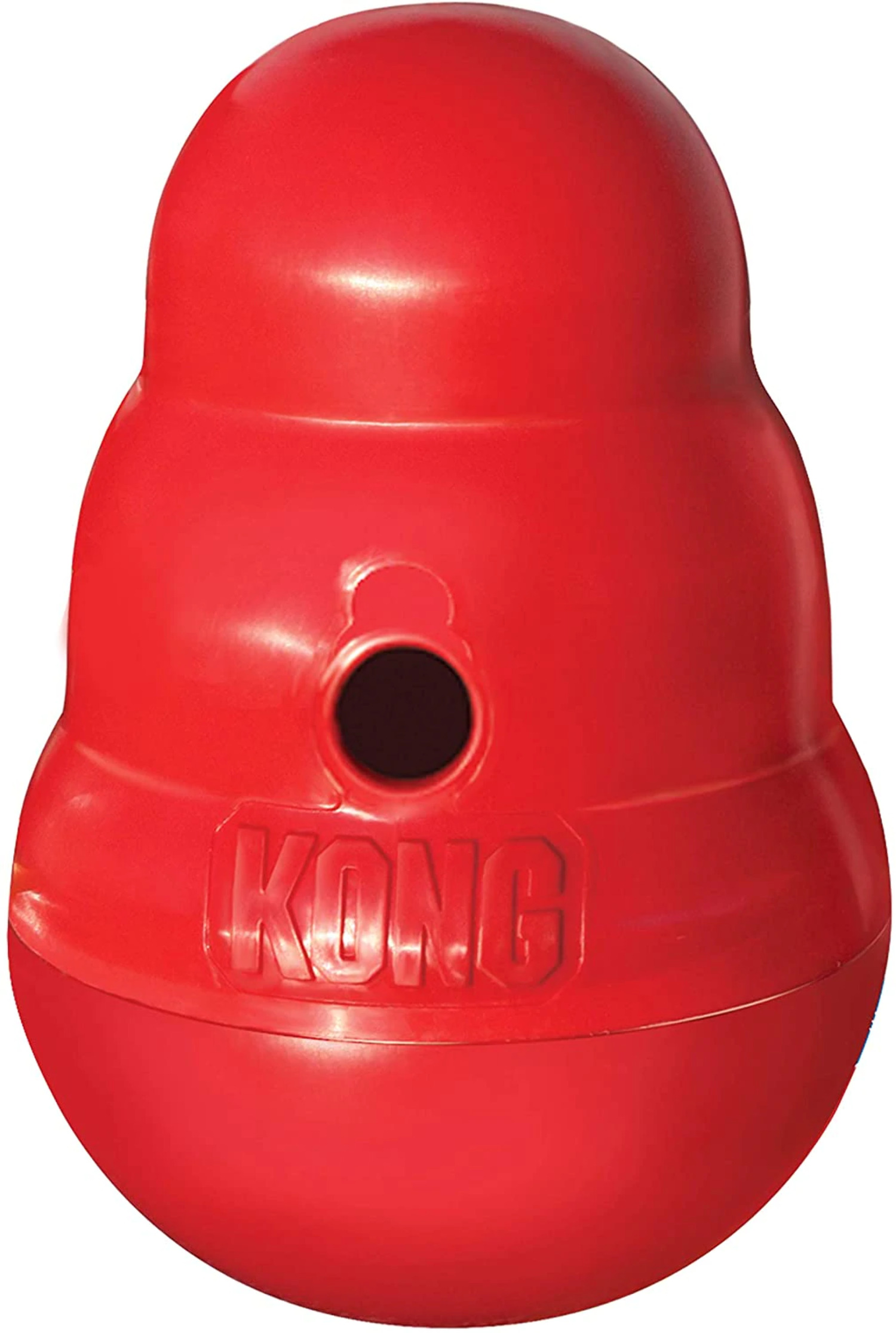KONG Wobbler Food and Treat Dispenser Dog Toy Red - image 1 of 2