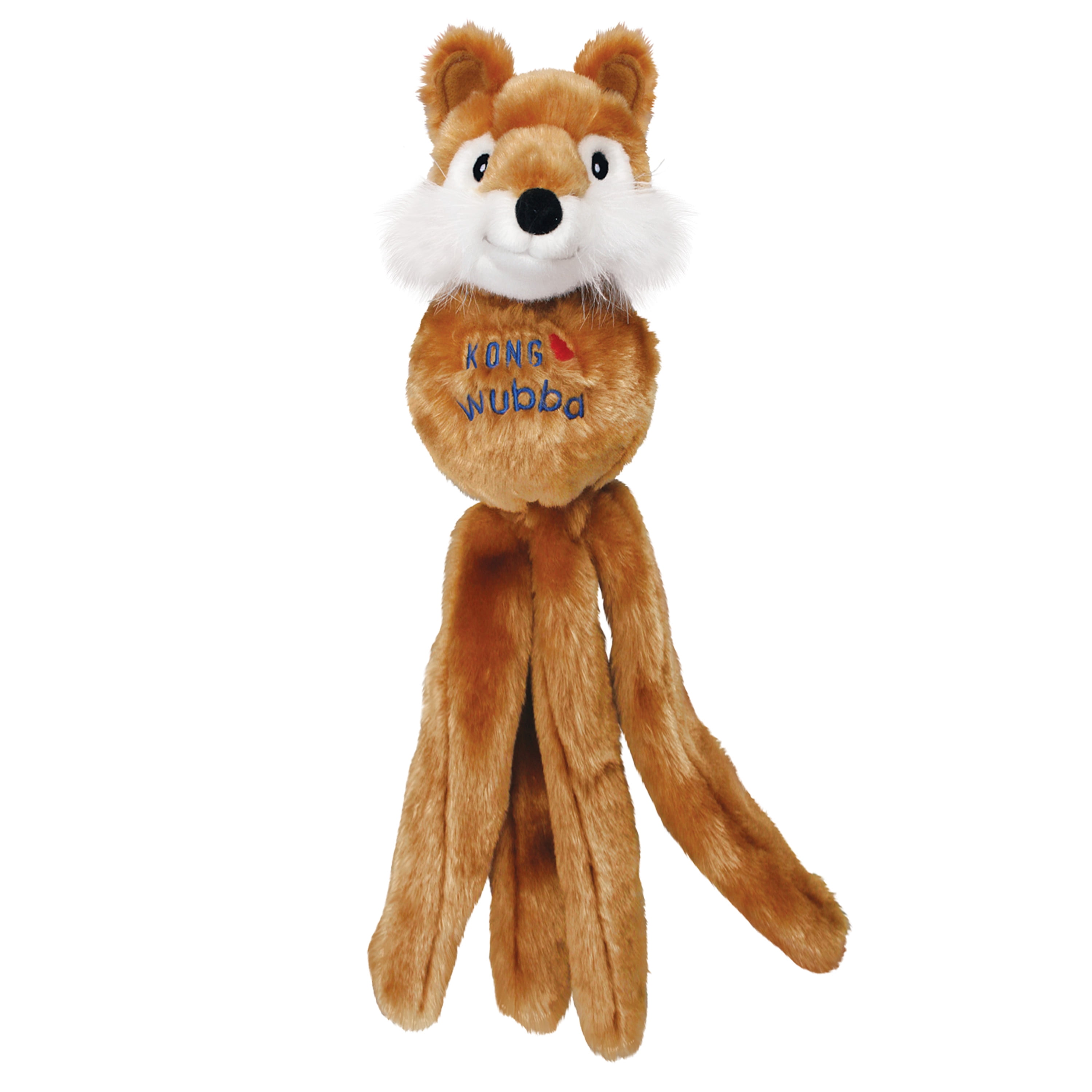 KONG® Wubba Squeaker Dog Toy, Fox, Small