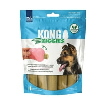 KONG® Ziggies Enhanced Puppy Dog Treats, Supports Oral Health, Medium/Large, Chicken, 8 oz