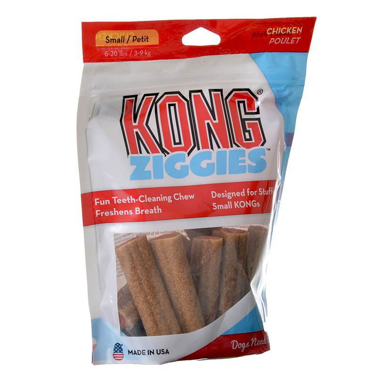 KONG Ziggies Small Chicken Dry Dog Treat, 7 Oz.