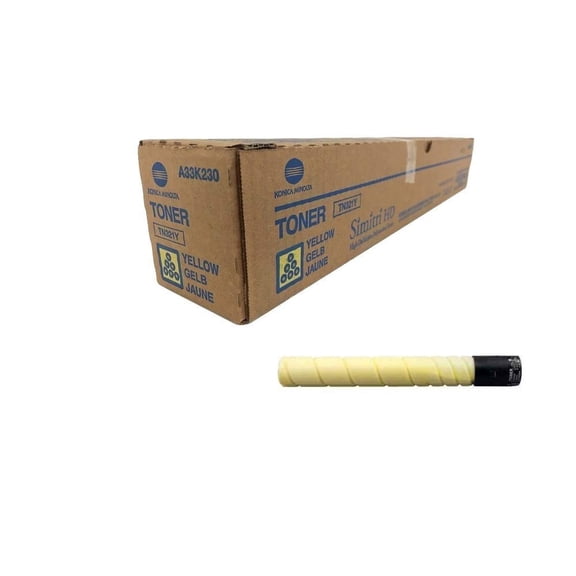KONICA MINOLTA A33K230 Yellow Original Toner (25,000 Yield)