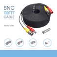 thumbnail image 1 of KONKIN BOO 100ft Black BNC Video Power Wire Cord replacement for Swann Night Owl CCTV Cameras Cable Black, 1 of 5