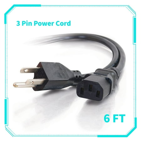 KONKIN BOO AC IN Power Cord Plug Cable Replacement For LiveStrong LS79T LS99E EP527 LS99T LS100E LS100T LS129E EP528 LS129T LS130E EP544 LS130T LS150E LS169T Fitness Treadmill Elliptical