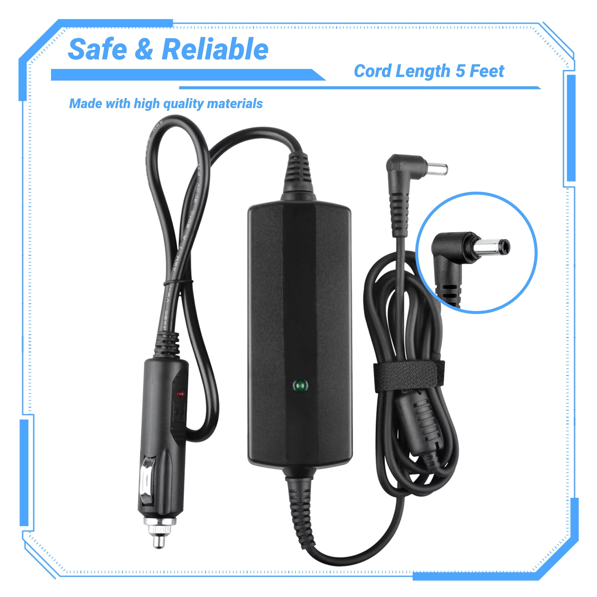 KONKIN BOO Car 12V DC Adapter Compatible for Air Sep AirSep Life Style ...