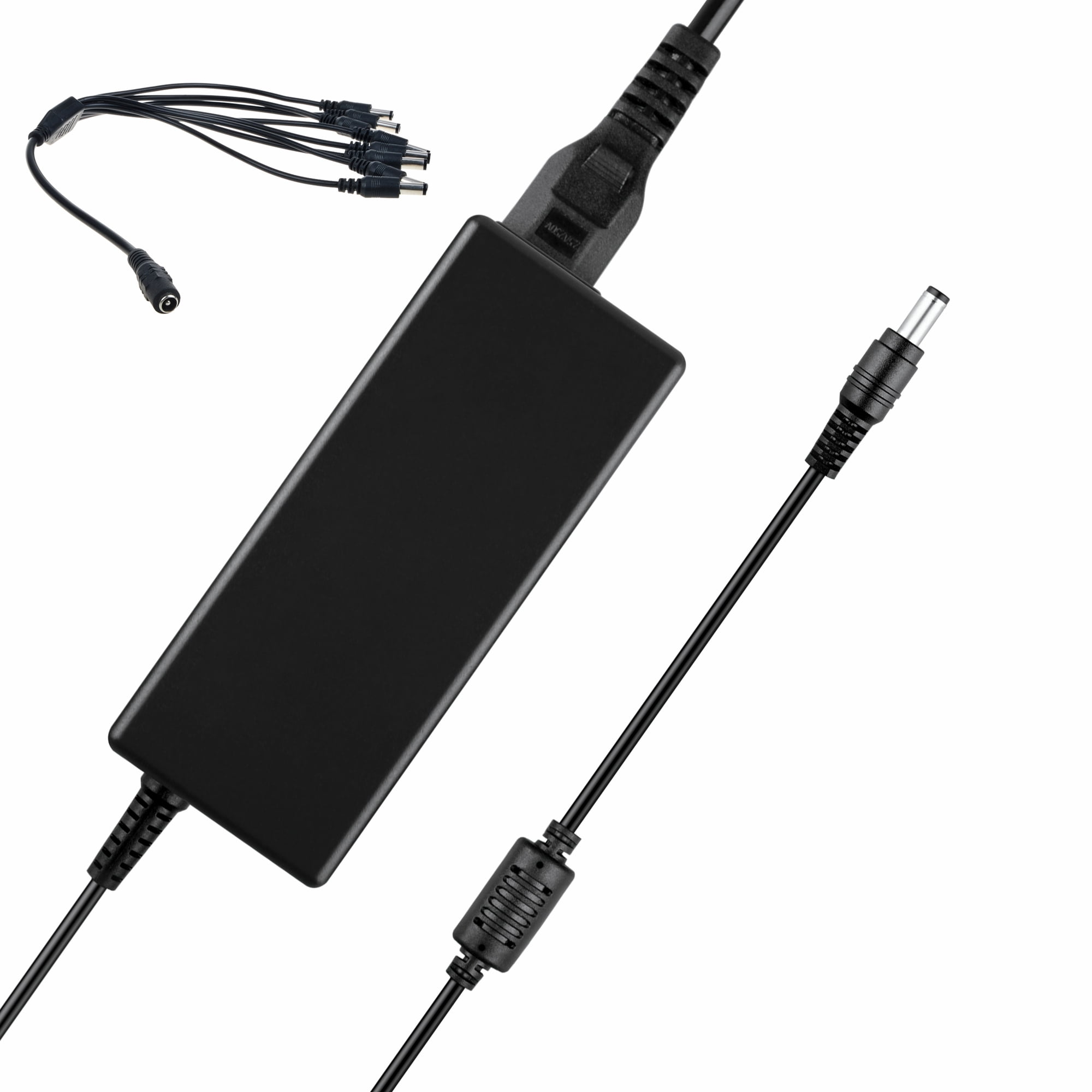 Naber Power Splitter 1 Je 2 M Kabellänge Schwarz KONKIN BOO Compatible 12V 7A Power Adapter+1 to 8 Power Splitter+ AC
