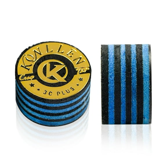 KONLLEN 3C Plus 3 Cushion Carom Billiards Cue Tip Professional Billiard Tip 14mm Tip 9 Layers Billiards Accessories