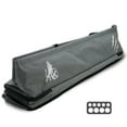 thumbnail image 1 of KONLLEN 4x5 Oxford Cloth Prairie Grey Pool Cue Case High Capacity Billiard Cue Stick Carrying Bag, 1 of 6