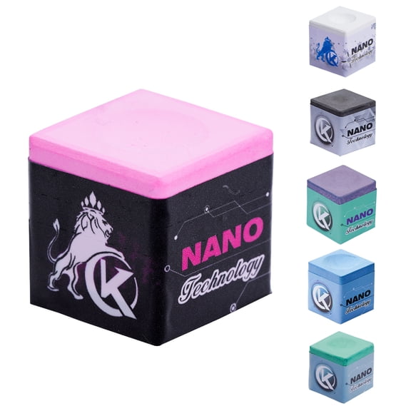 KONLLEN Billiards Chalks with pink Pool Cue Chalk Snooker Carom Nano professional Accessories