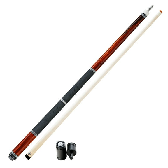 KONLLEN Carbon Fiber Pool Cue - AXA Series - Handmade Inlay Cues Stick Precision and Stability Professional Low Deflection Pool Stick with Wooden Pool Cue Box