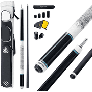 KONLLEN Carbon Fiber Pool Cue Stick with 11.8mm white Low Deflection Hand-Made Inlay Billiard Cue