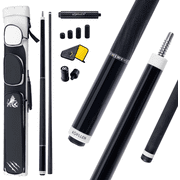 KONLLEN Carbon Fiber Pool Cue Stick with 12.5mm black Low Deflection Hand-Made Inlay Billiard Cue