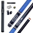 thumbnail image 1 of KONLLEN Carbon Fiber Pool Cue Stick with blue 58-inch Professional Pool Sticks 12.5mm Tip, 1 of 8
