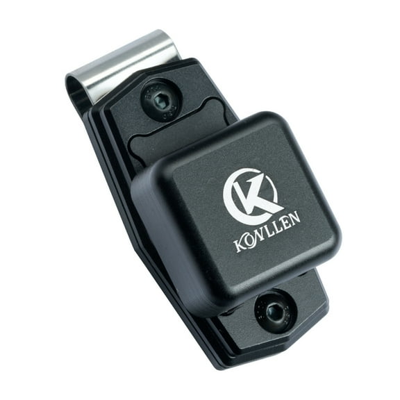 KONLLEN Chalk Holder Magnetic Clip Aluminum Alloy Pool Cue Chalk Holder with Belt Clip Snooker Cue Tool Billiards Accessories