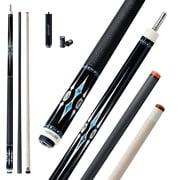 KONLLEN Double Shafts Carbon Fiber Pool Cue Stick Inlay Professional Cues Full Carbon Technology Low Deflection Billiard Cue Stick,12.5mm,12.9mm,147cm,with Extension