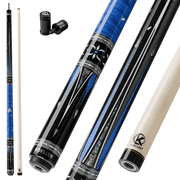 KONLLEN KL-KB Low Deflection Maple Billiards Cue Pool Cue Stick Real Wood Abalone Shell Inlay Wrapless 12.5mm Tip