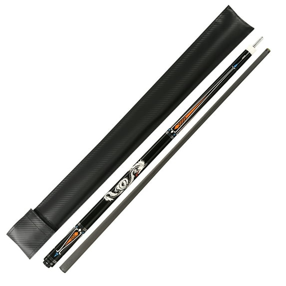 KONLLEN LW Series Carbon Fiber Pool Cue Stick Professional Cues (Full Carbon Technology Low Deflection Billiard Cue Stick,12.5mm,147cm)