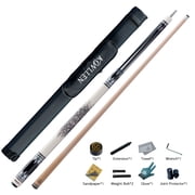 KONLLEN Pool Cue Stick Pro Taper Canadian Maple Billiard Pool Sticks for Adults with Low Deflection Shaft 12.5mm Tip Professional Billiard Cue Set with Extension and Cue Case