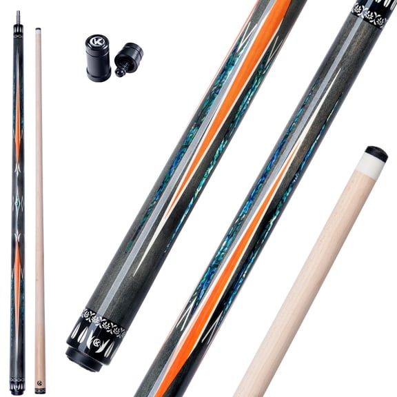 KONLLEN Pool Cue Stick with Maple Shaft 58-inch Professional Billiard Sticks 12mm Tip for Billiard Cue
