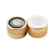 KONLLEN Round Pool Cue Taom Chalk Holder-Portable Metal Cue Chalk Holder Case for Billiard Carom Cue Snooker Sports Accessories