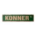 thumbnail image 1 of KONNER Vintage Plastic Street Sign Childrens Name Room Sign | Indoor/Outdoor |  18" Wide, 1 of 4