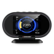 KONNWEI KW206 OBD2 On-Board Computer Auto Car Digital Computer Display Scanner Fuel Consumption Water Temperature Gauge English,Russian,Spanish