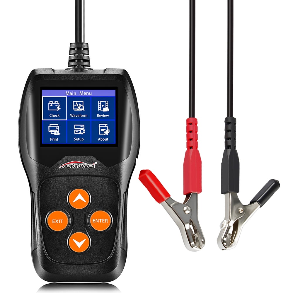 KONNWEI Professional Car Battery Tester (KW600) on Cranking System, Charging System 1002000 CCA