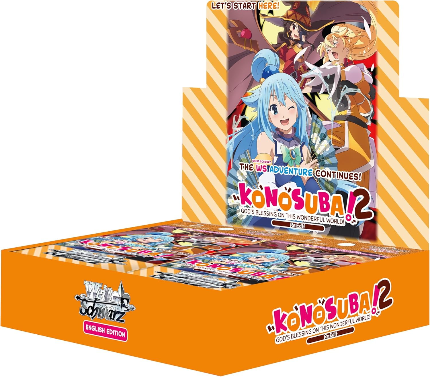 Weiss Schwarz: Konosuba God's Blessing Re:edit Booster Box - Walmart.com