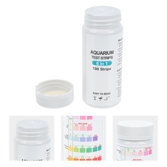 KONTONTY 1 Box of Clear Water Tester Strips for Alkalinity Testing White Paper