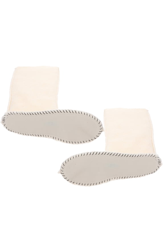 1 Pair Detachable Warm Liners for Winter Rain Boots Comfortable Boot Liners for Men and Women Thickened Thermal Boot Liners for Cold Weather Size 44