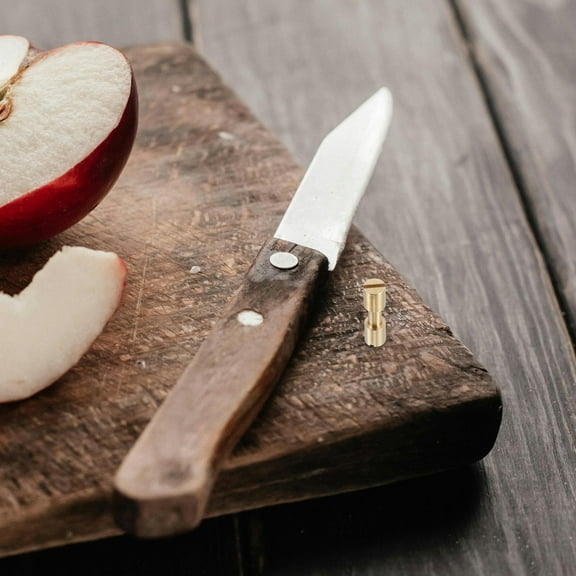 KONTONTY 1 Pair Stainless Steel Rivets For Knife Handle Fixing Diy Wooden Handle Repair Accessories Replacement Rivets Power Handle Rivets