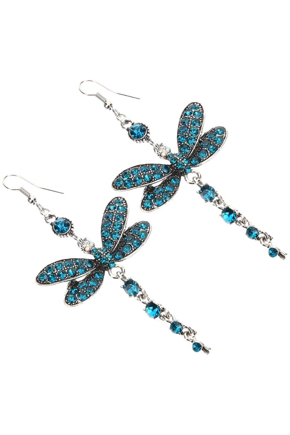 1 Pair Dragonfly Statement Earrings Elegant Jewelry Design for Teens and Women Fashion Accessories