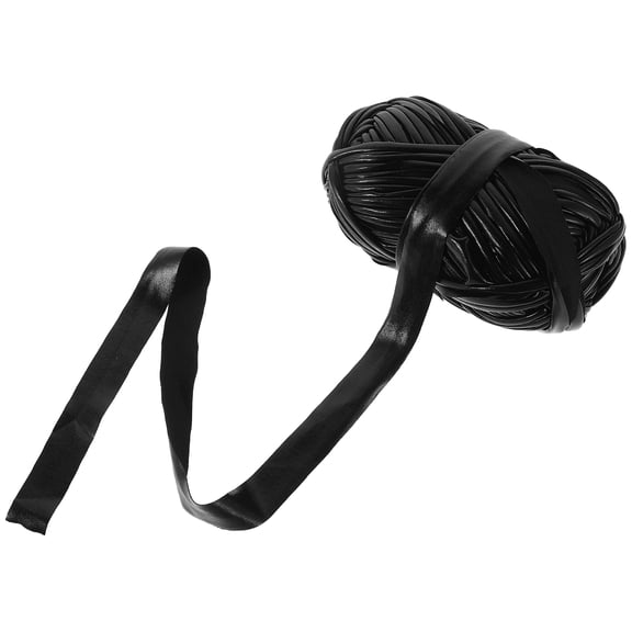 KONTONTY Black Simulated Yarn for Sewing Kits, Perfect for Crafting Stylish Handmade Handbags and Accessories