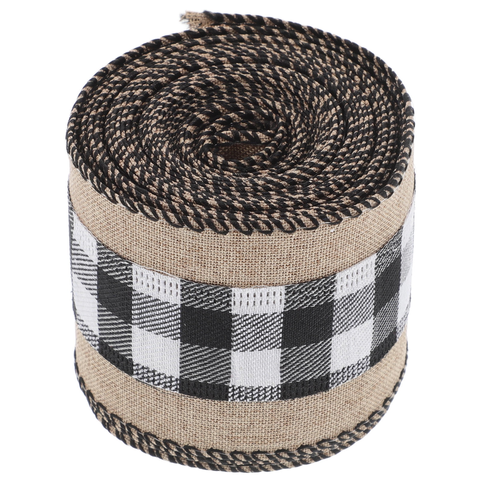 KONTONTY 1 Roll of Farmhouse Ribbon Polyester Assorted Color for Craft ...