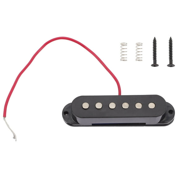 KONTONTY 1Set Black Guitar Sound Hole Pickup with Adjustable Volume and Tone Control