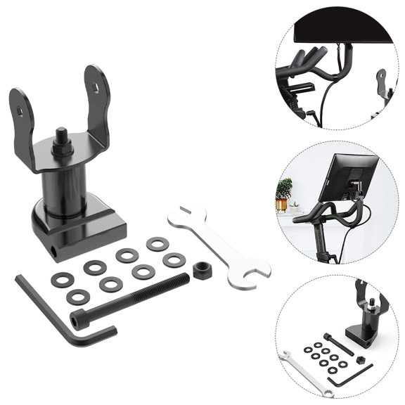 KONTONTY 1 Set Exercise Screen Adjuster Black Aluminum for Home Gym Users Adjustable Design