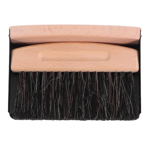 KONTONTY 1 Set Mini Dustpan And Brush Set Black Removal For Office Kitchen General Users