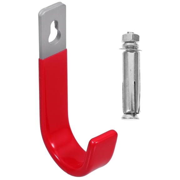 KONTONTY 1Set Wall Mounted Garage Hooks Iron Construction for Hanging Extension Ladders and Cables