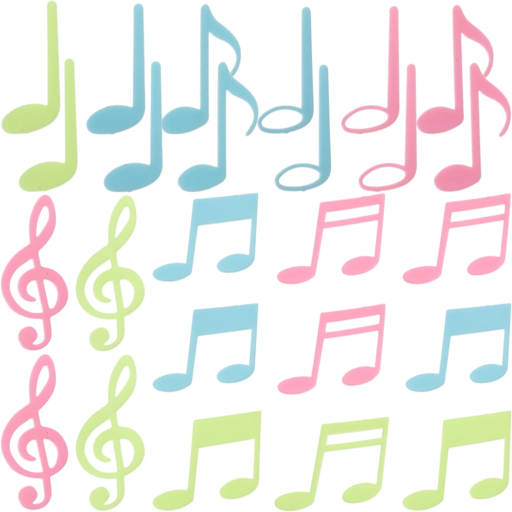 KONTONTY 10 Bags Glow in The Dark Wall Stickers Assorted Color Vinyl ...
