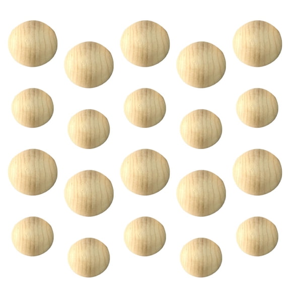 KONTONTY 100 Pcs Unfinished Wooden Craft Shapes for Projects and Crafting Enthusiasts