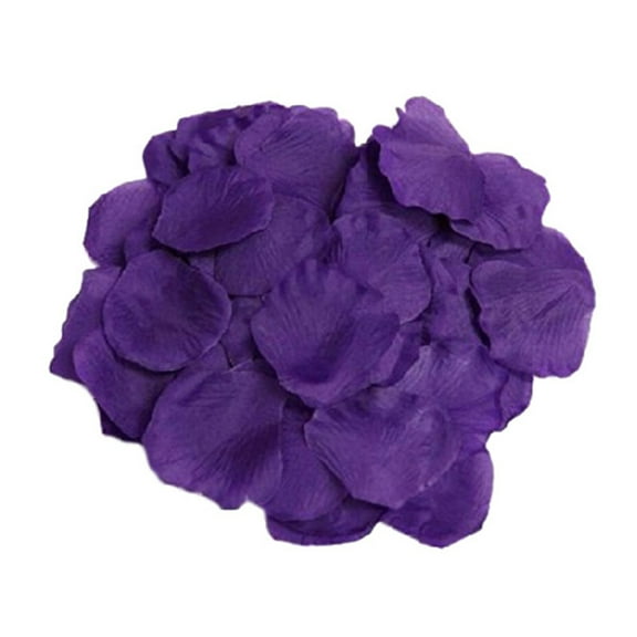 KONTONTY 1000Pcs Reusable Silk Rose Petals for Weddings Decorative Flower Petals
