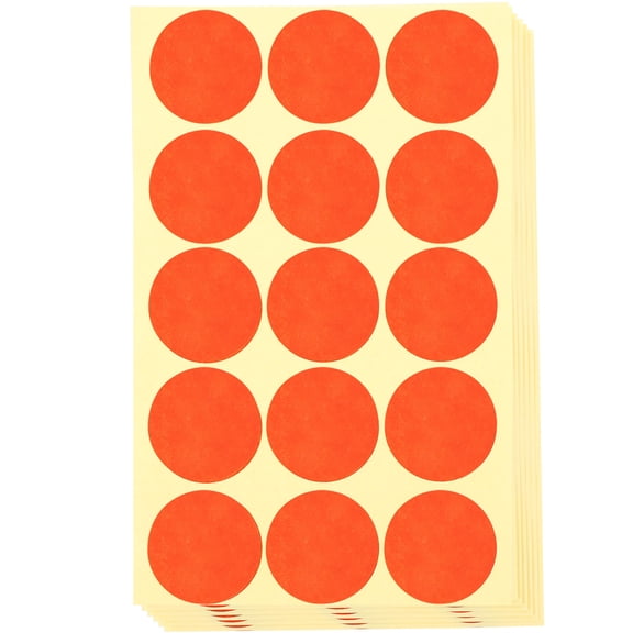 KONTONTY 100Pcs Chinese New Year Seal Stickers Red Decorative Self Adhesive Labels for Box Sealing