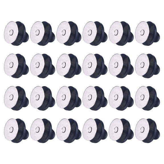 KONTONTY 100 Sets Multi-Color Rubber Lapel Pin Backs, Easy-to-Use Brooch Clutch for Tie Tacks, Badges, and Craft Projects