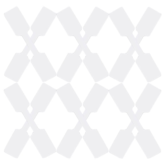 KONTONTY 100Pcs Self Adhesive Cable Labels Writable Nylon Cord Tags for Convenient Identification