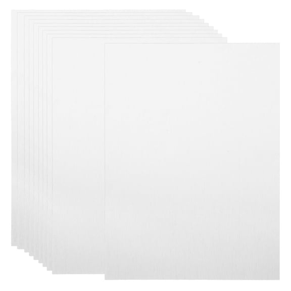 KONTONTY 10Pcs Heat Transfer Aluminum Plates Metal Blanks with Sublimation Coating